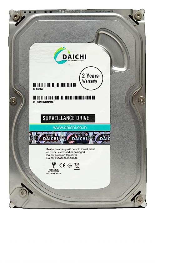 HDD DAICHI 500 GB SATA Hard Disk Drive (500GB Internal Hard Disk for Desktop)