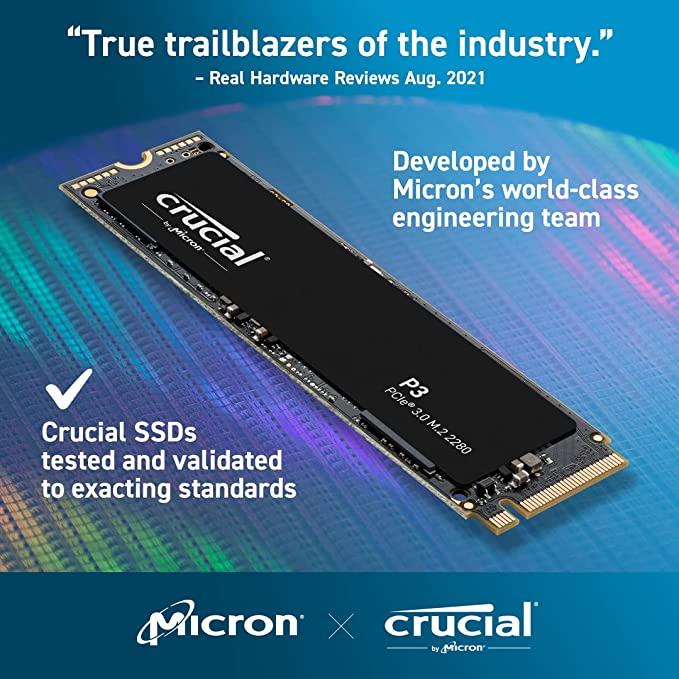 SSD NVME 500 CRUCIAL P3 PLUS