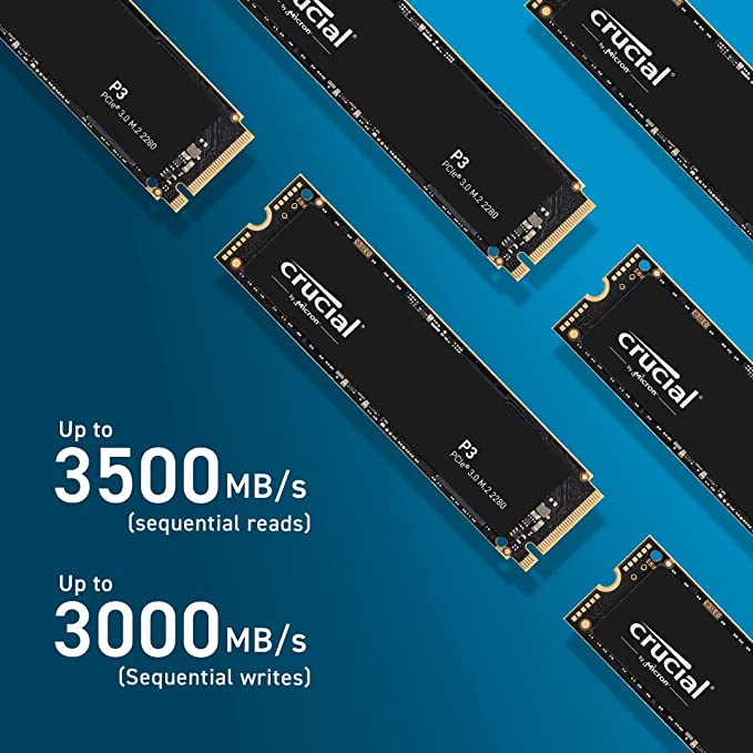 SSD NVME 500 CRUCIAL P3 PLUS