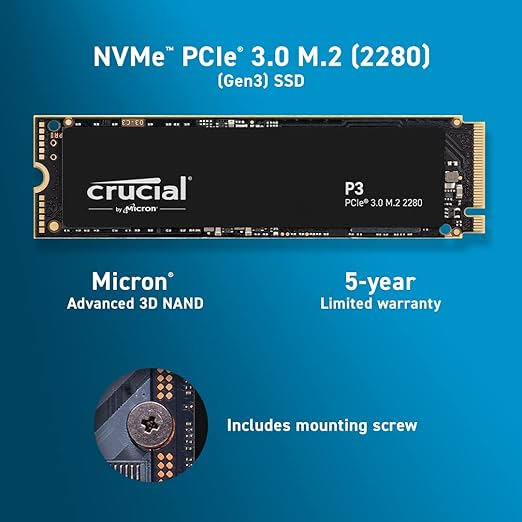 SSD NVME 2TB P3 M.2 NVME