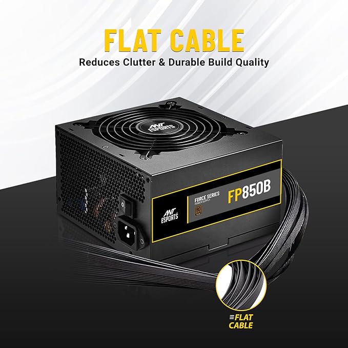 SMPS 850 WATT FP850B ANT ESPORTS 80 PLUS BRONZE