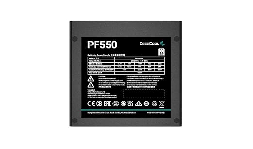 SMPS 550 WATT PF550 WATT DEEPCOOL 80 PLUS