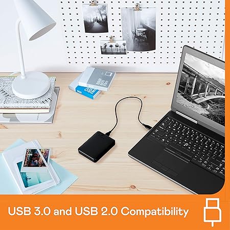External HDD 4TB Elements Portable Hard WD