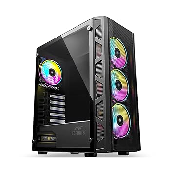 Cabinet Ant Esports 510 AIR Gaming Case ATX BLACK