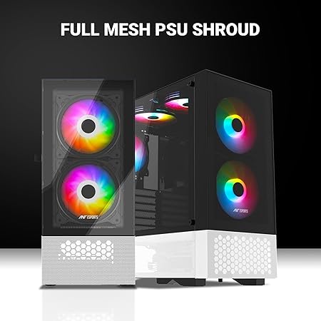 Cabinet Ant Esports Pepper 5F gaming ATX CASE BLACK