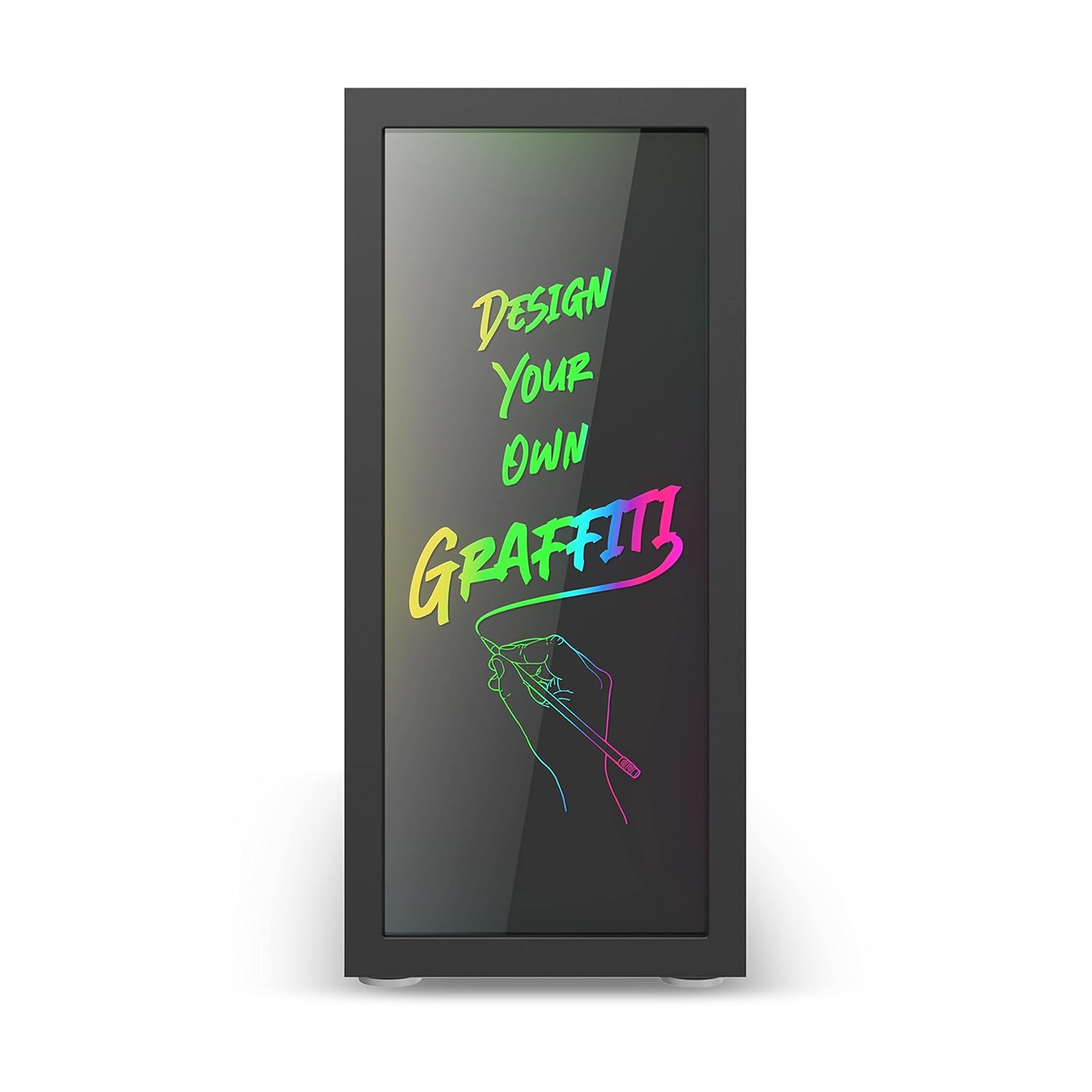 Cabinet Ant Esports Graffiti GAMING ATX CASE BLACK