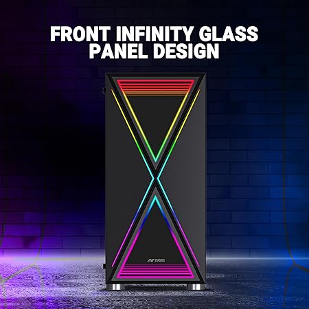 Cabinet Ant Esports Infinity X GAMING CASE BLACK