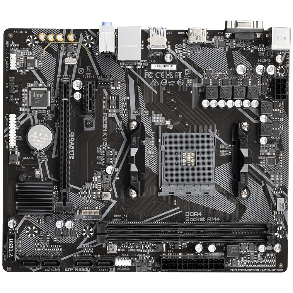 MOTHERBOARD A520M K V2 GIGABYTE DDR4