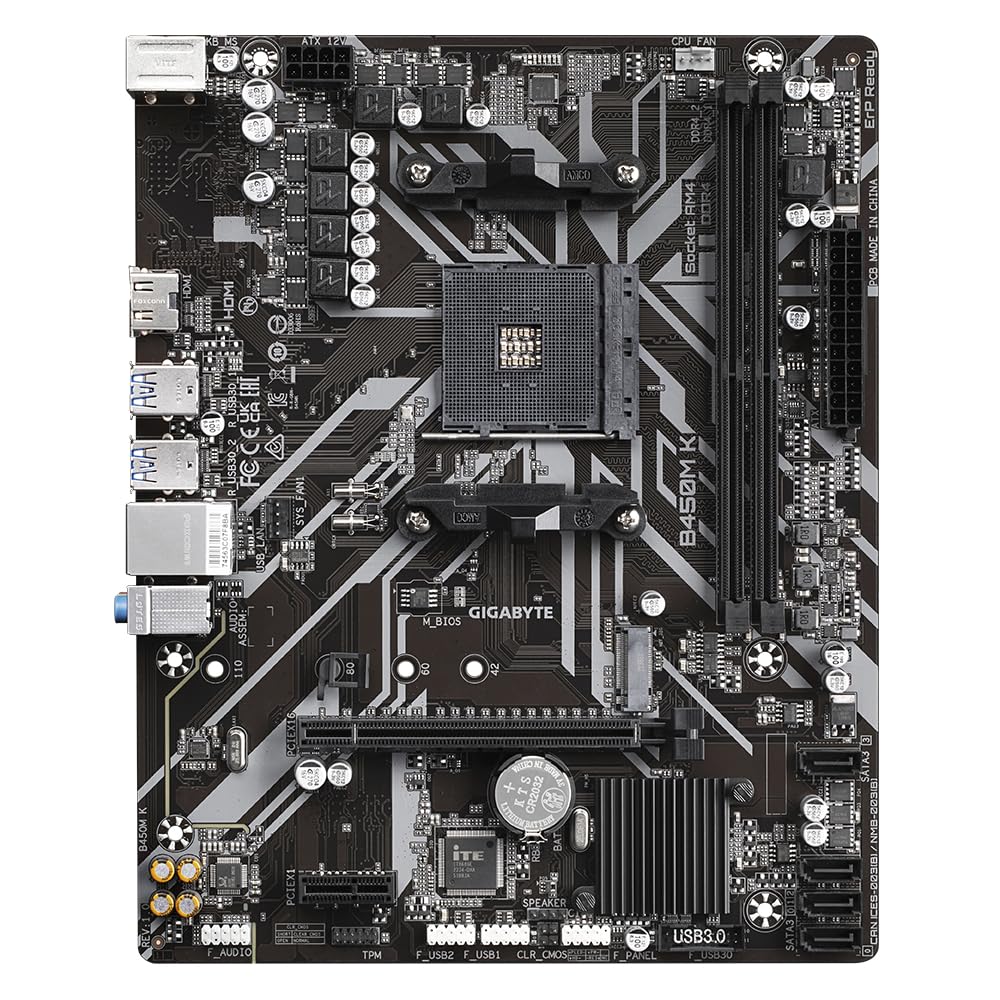 MOTHERBOARD   B450M K GIGABYTE DDR4