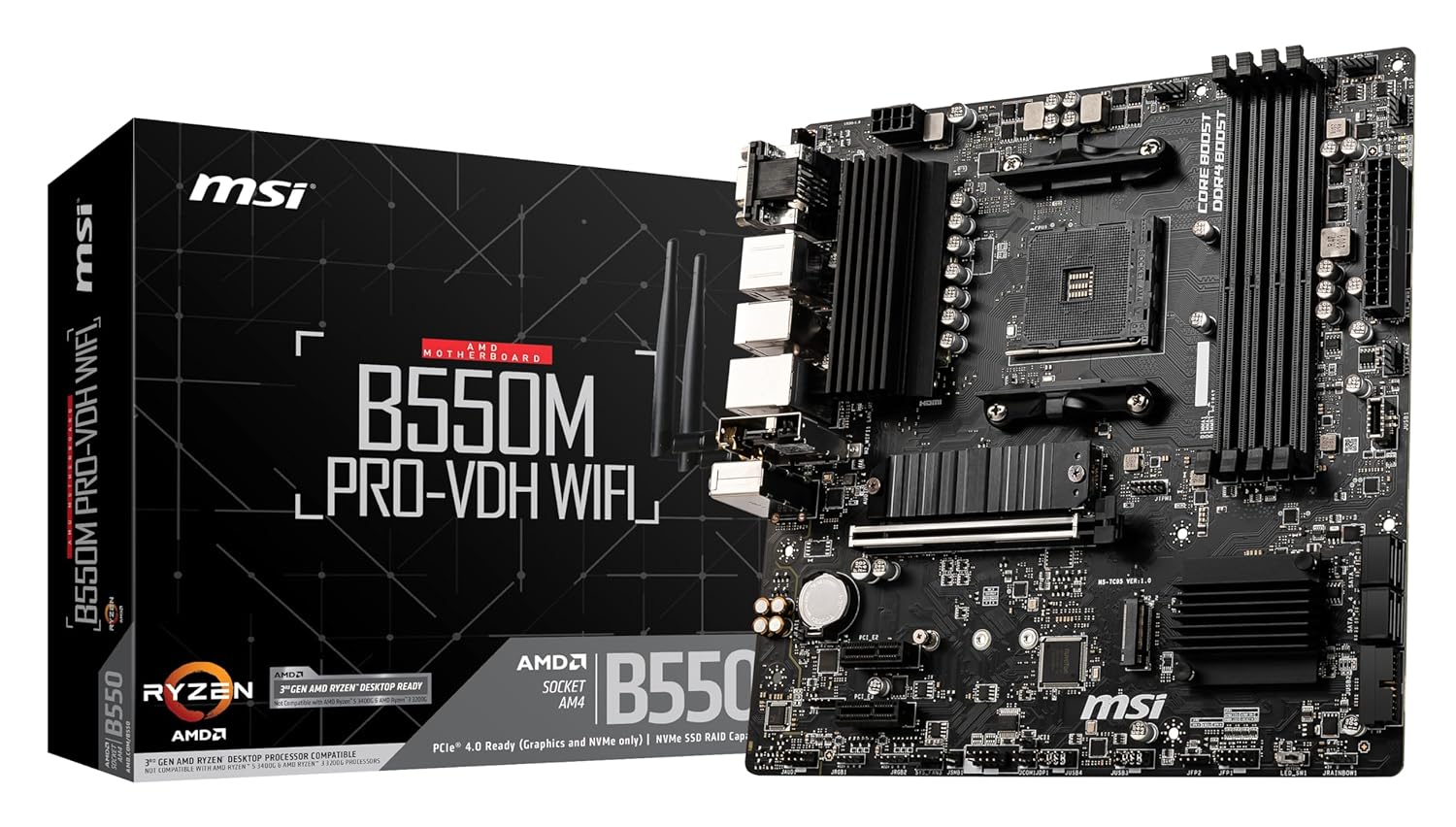 MOTHERBOARD b550M PRO VDH WIFI MSI DDR4 