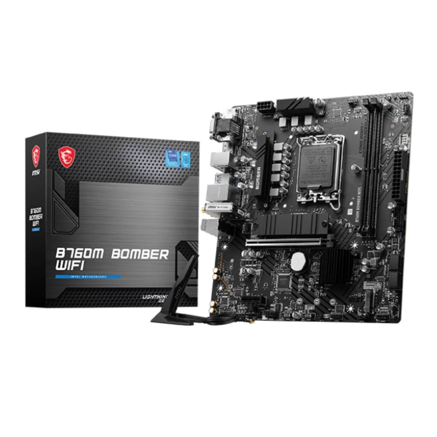 MOTHERBOARD B760M Bomber WIFI M-ATX DDR5 MSI 