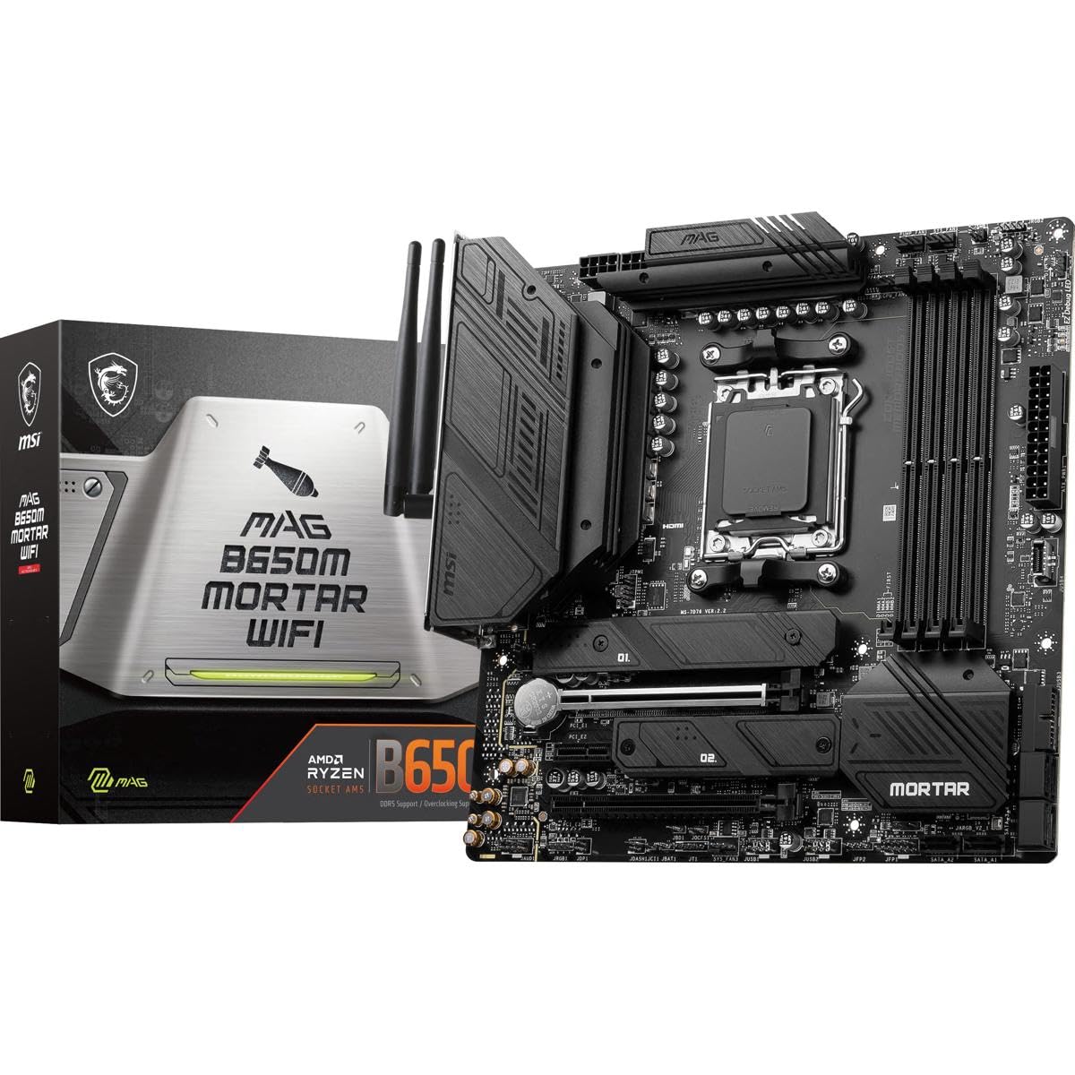 MOTHERBOARD MAG B650M Mortar WIF MSI DDR5