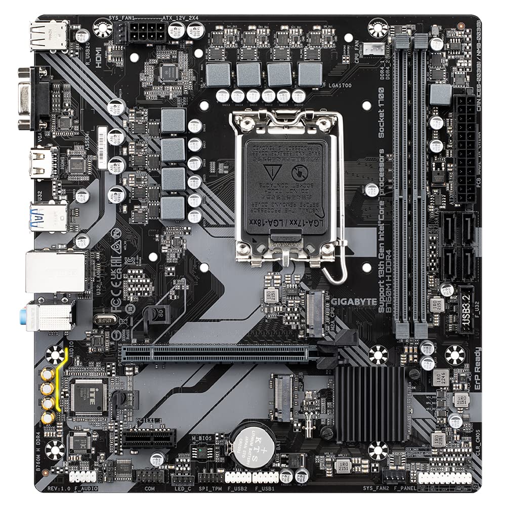 MOTHERBOARD B760M H GIGABYTE DDR4