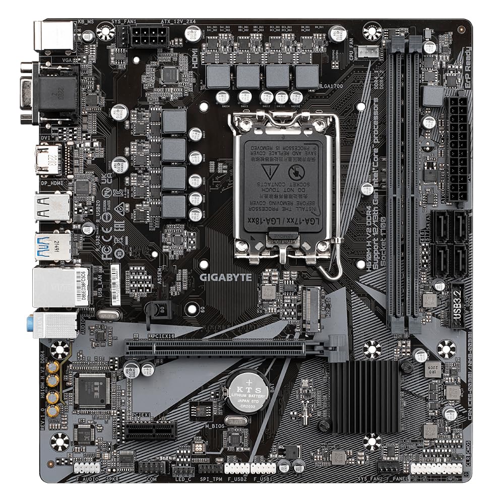 MOTHERBOARD H610M H V2 gigabyte ddr4