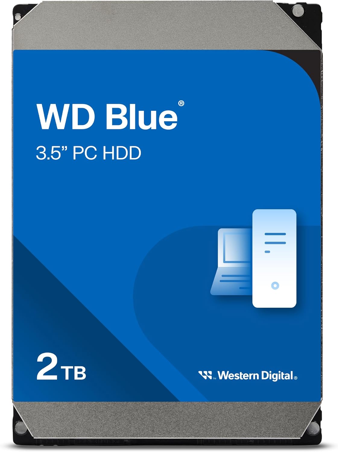 HDD 2TB WD Blue PC Internal Hard Drive - 7200