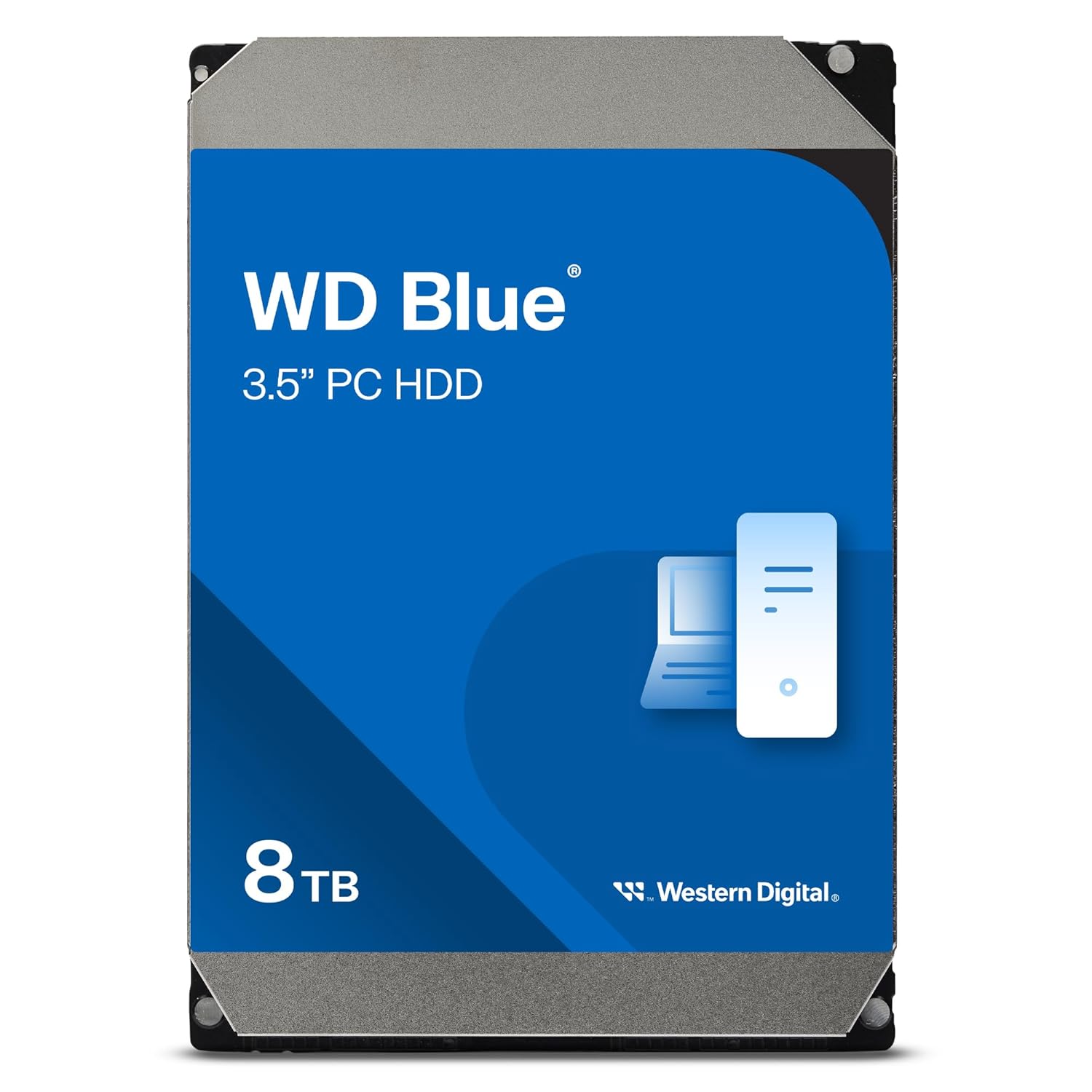 HDD 8TB WD Blue PC Internal Hard Drive - 7200