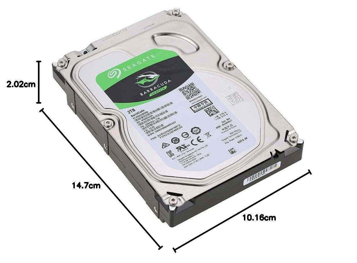 HDD  2 TB Seagate Barracuda Internal Hard Drive 