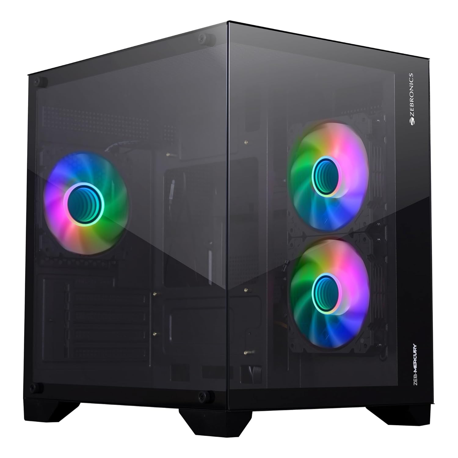 CABINET Mercury Premium Gaming Chassis ZEBRONICS BLACK