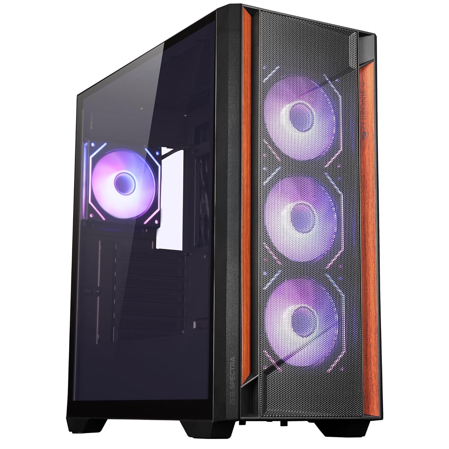 CABINET Spectra Premium Gaming Cabinet Zebronics BLACK